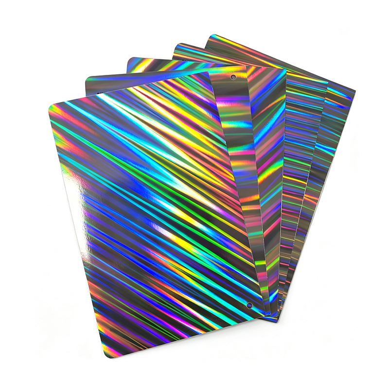 Cartolina holográfica linear